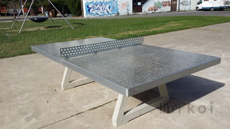 MESA PING-PONG HORMIGON - Mobiliario Urbano e Instalación de Parques  Infantiles – Fabricantes Suelos y Columpios Parques Infantiles -  Señalizacion Medioambiental